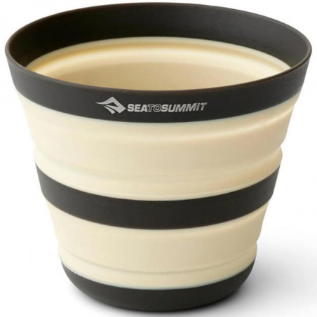 Tasse pliante Sea to Summit Frontier UL 40 cl blanche en silicone pour randonnée ultra légère