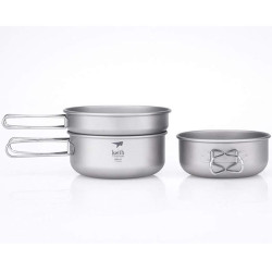 POPOTE TITANE 3 PIECES KEITH SOLO ULTRA LEGERE