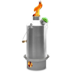 BOUILLOIRE RECHAUD BUSHCRAFT BASECAMP INOX KELLY KETTLE