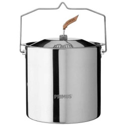 Casserole Primus CampFire Pot 5L inox avec couvercle passoire et anse suspension bivouac bushcraft