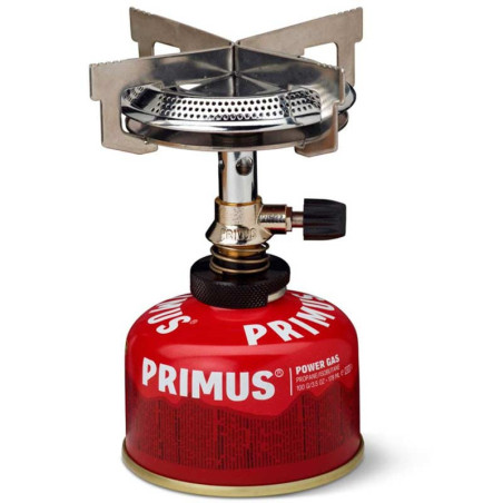 Réchaud gaz Primus Mimer Duo supports larges pare vent compatible cartouches Primus MSR Campingaz
