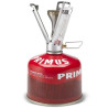 Réchaud gaz Primus Fire Stick Titane compact 89g supports titane pare vent randonnée bivouac