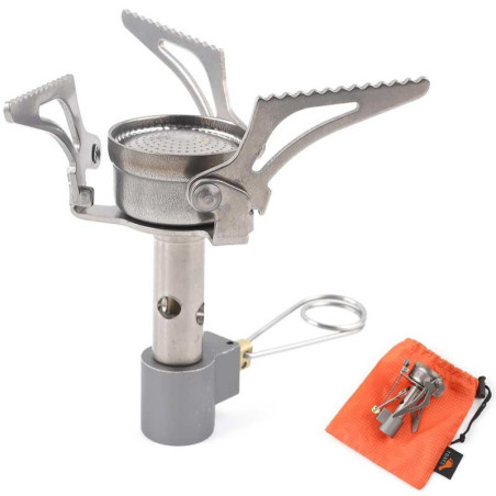 Réchaud gaz titane Toaks ultraléger supports pliables randonnée bivouac trekking