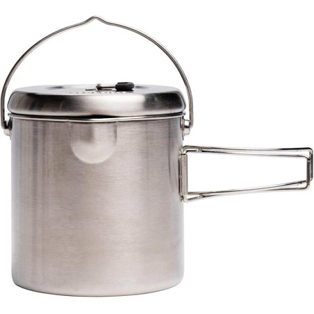 Pot 1800 Solo Stove inox popote bushcraft grande capacité compatible rechaud bois Titan randonnée
