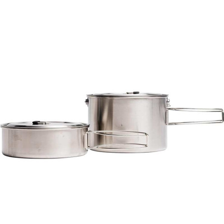 Set casseroles Solo Stove Campfire inox 304 3L 1.5L camping randonnée compact