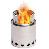 Réchaud bois Solo Stove inox double combustion bushcraft compact camping
