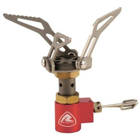 Réchaud titane Robens Fire Midge ultra léger 45g compact gaz randonnée