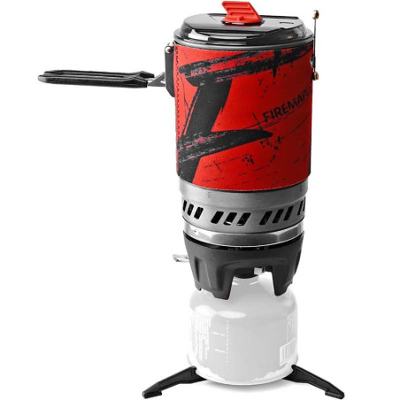 Système cuisson Fire Maple Polaris réchaud gaz régulé popote 1L randonnée