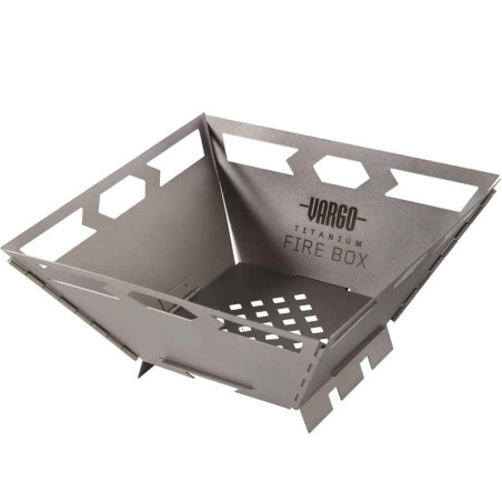 Réchaud bois titane Vargo Fire Box pliable ultraléger randonnée bivouac
