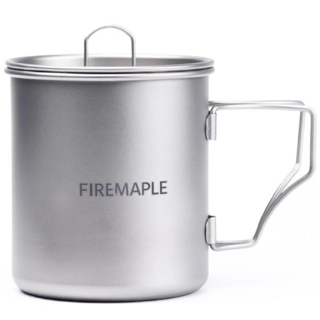 Tasse titane Fire Maple Alti 600ml légère avec couvercle et poignée pliable randonnée bivouac