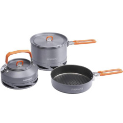 Set cuisine Fire Maple Feast échangeur thermique aluminium compact randonnée