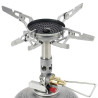 Réchaud SOTO WindMaster avec support 4Flex et brûleur protégé contre le vent en conditions outdoor