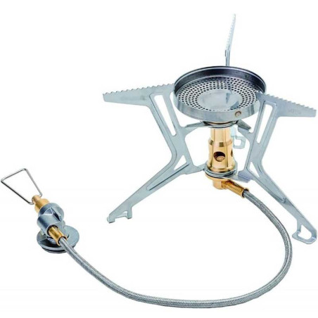 Réchaud gaz déporté SOTO Fusion Trek avec large brûleur et support stable pour terrain outdoor