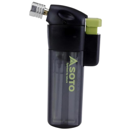 Briquet tempête SOTO Pocket Torch transformant un briquet classique en flamme puissante 1300°C