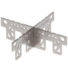 Support popote Evernew Ti Trivet titane ultraléger pour brûleur alcool randonnée ultra légère