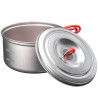 Popote Evernew Ti U.L. Pot 1300 ml titane ultraléger pour trek longue distance et randonnée légère