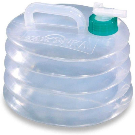 Bidon pliable Tatonka accordeon 5 litres camping bivouac bushcraft réserve eau