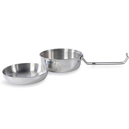 Popote inox Tatonka Scout Set 0,6 litre bushcraft bivouac solo survie extrême feu de camp