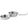 Popote inox Tatonka Scout Set 1,5 litre bushcraft bivouac minimaliste feu de camp survie