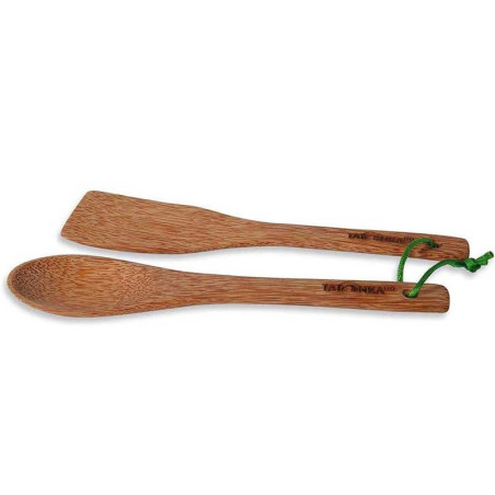 Set cuillère et spatule Tatonka bois de coco écologique camping bivouac randonnée