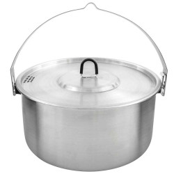 Popote inox Tatonka Kettle II 4 litres bushcraft camp feu de camp groupe robuste durable