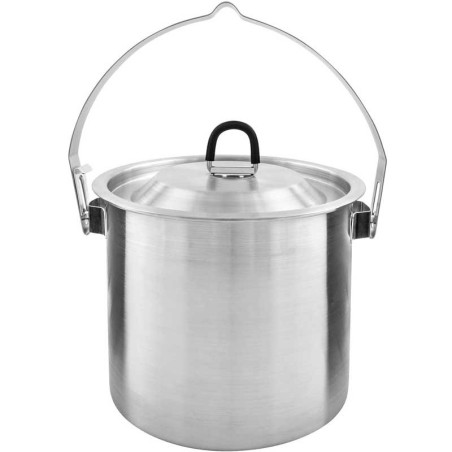 Popote bushcraft inox Tatonka Pot Set BC 1,4 litre bivouac feu de camp robuste durable