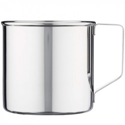 TASSE ZEBRA INOX AVEC ANSE 25 CL BASIC NATURE