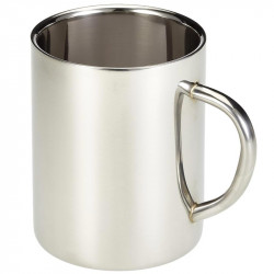 TASSE INOX ISOTHERME 20 CL AVEC POIGNEE BASIC NATURE