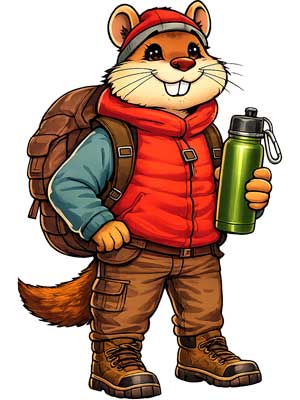 Gourdes randonnée en inox et titane pour bivouac, bushcraft, trek et camping léger