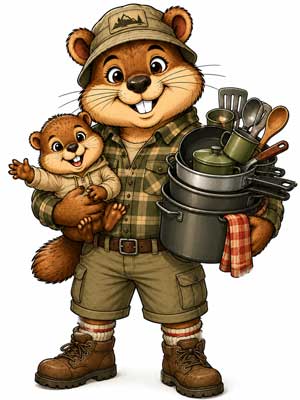 Popote et vaisselle de randonnée pour camping, bivouac, trekking et cuisine nomade.