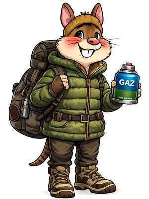 Combustibles pour réchauds de randonnée avec gaz, tablettes solides et gel éthanol